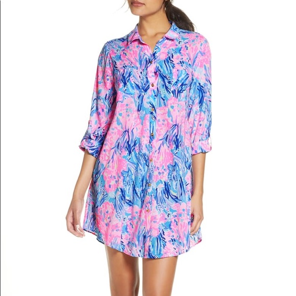 Lilly Pulitzer Dresses & Skirts - Lily Pulitzer Natalie Shirt Dress